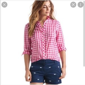 Vineyard Vines Gingham Button Down Shirt